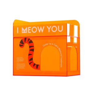 Casa acrílica para animais de estimação