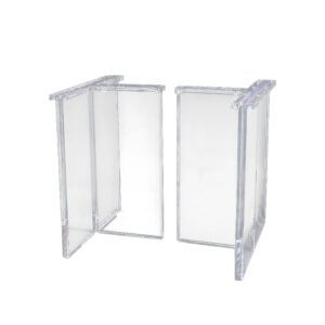 Suporte de canto de mesa em acrílico