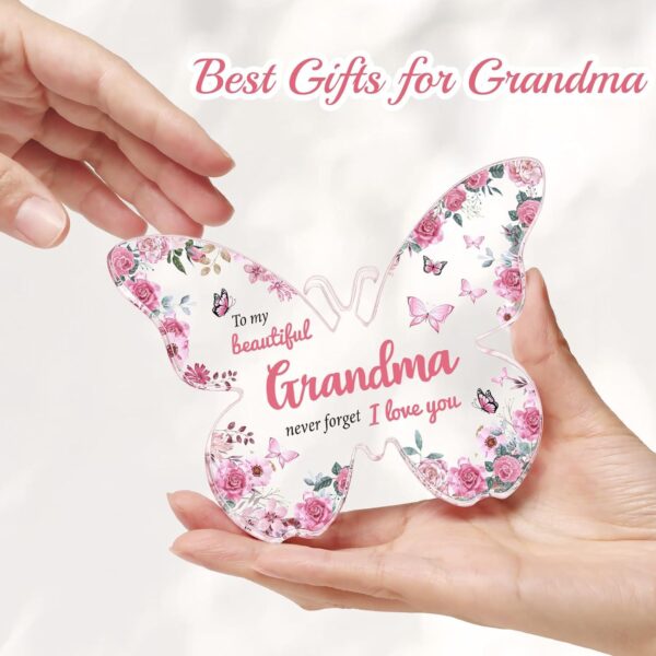 Butterfly-Shaped Acrylic Plaque