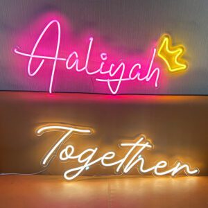 Sinal acrílico personalizado