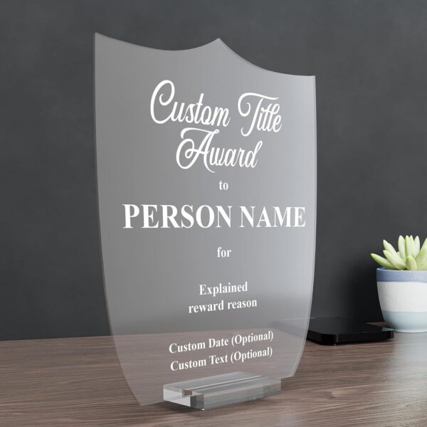 Custom Acrylic Trophy
