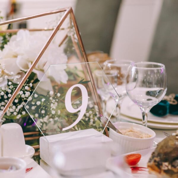 Table Number Sign