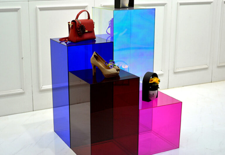 Customized Acrylic Colorful Display Boxes