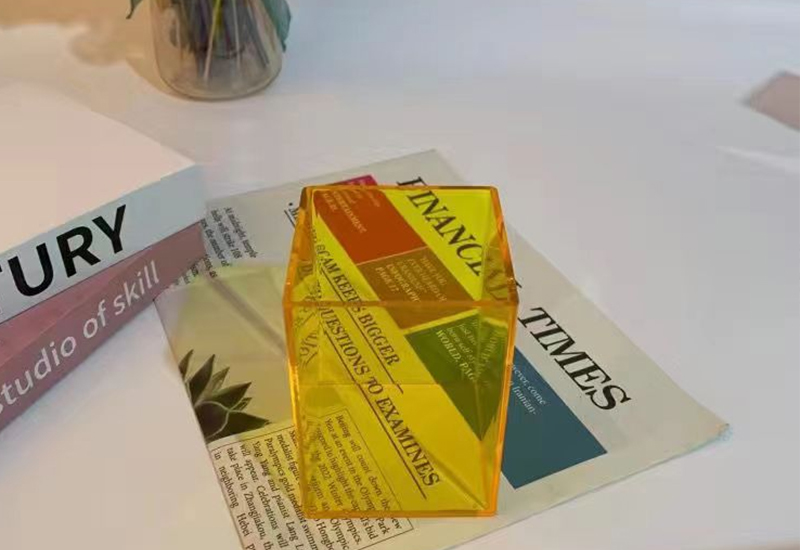 Impressão de caixa acrílica personalizada para armazenamento