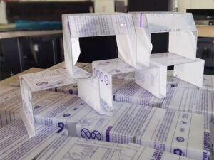 Acrylic Folded Parts Fabricated Shapes Transparent