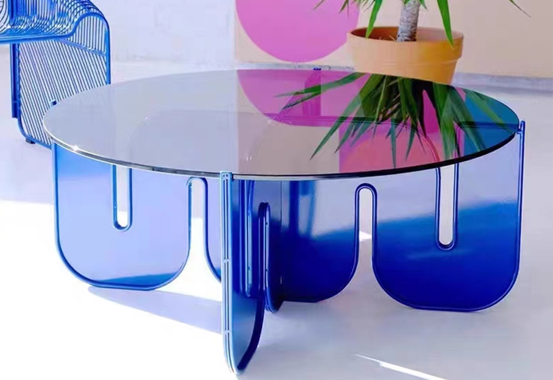 Acrylic Modern Foldable Top Coffee Table