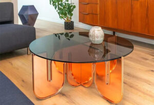 Acrylic Modern Foldable Top Coffee Table