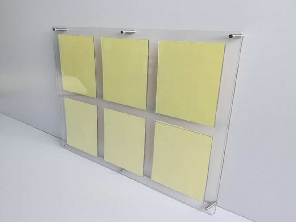 Clear Acrylic Staff Photo Boards