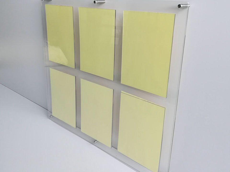 Clear Acrylic Staff Photo Boards