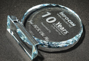 Crystal Trophy Awards Custom