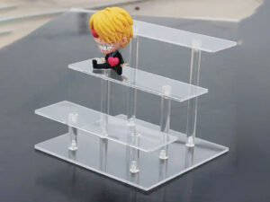 Aangepaste acryl Trapezium Display Stand