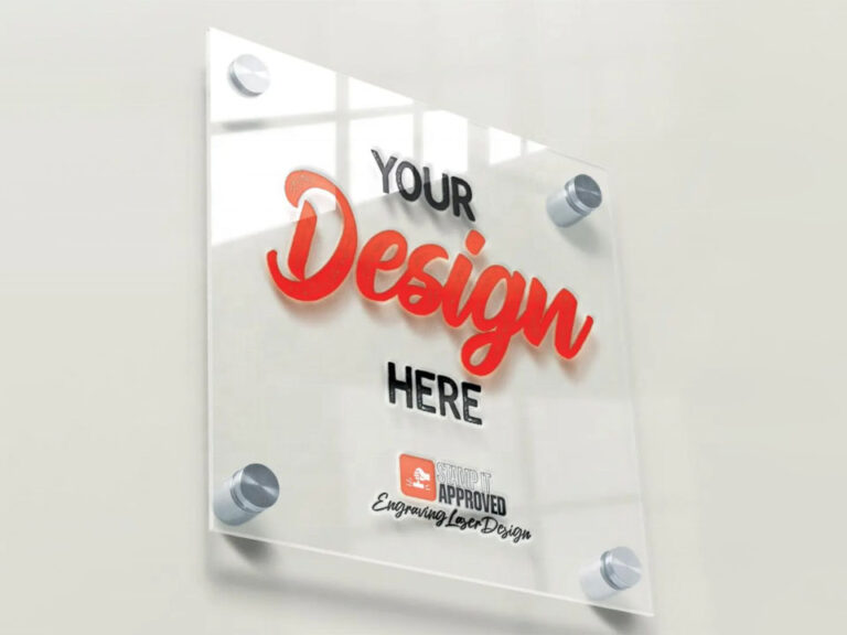 Customized UV Logo Sign Acrylic