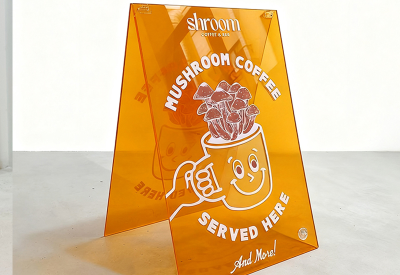 Durable Acrylic Folding Sidewalk Sign