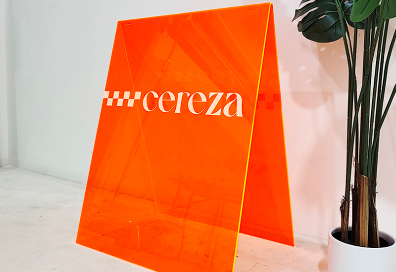 Durable Acrylic Folding Sidewalk Sign