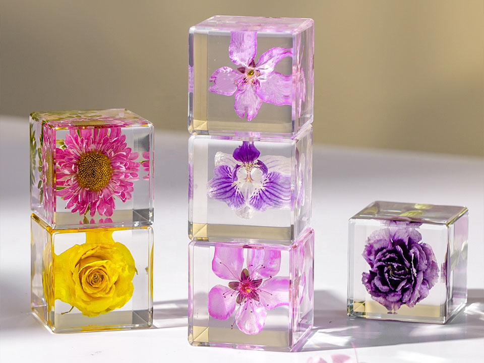 Handmade Acrylic Lucite Cube