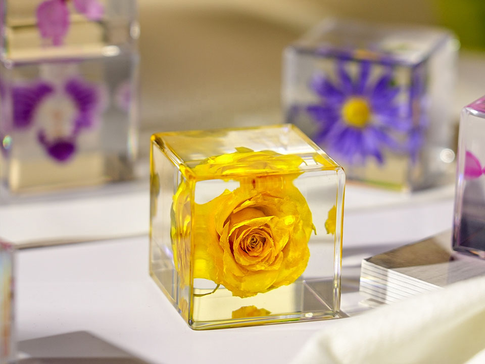 Handmade Acrylic Lucite Cube