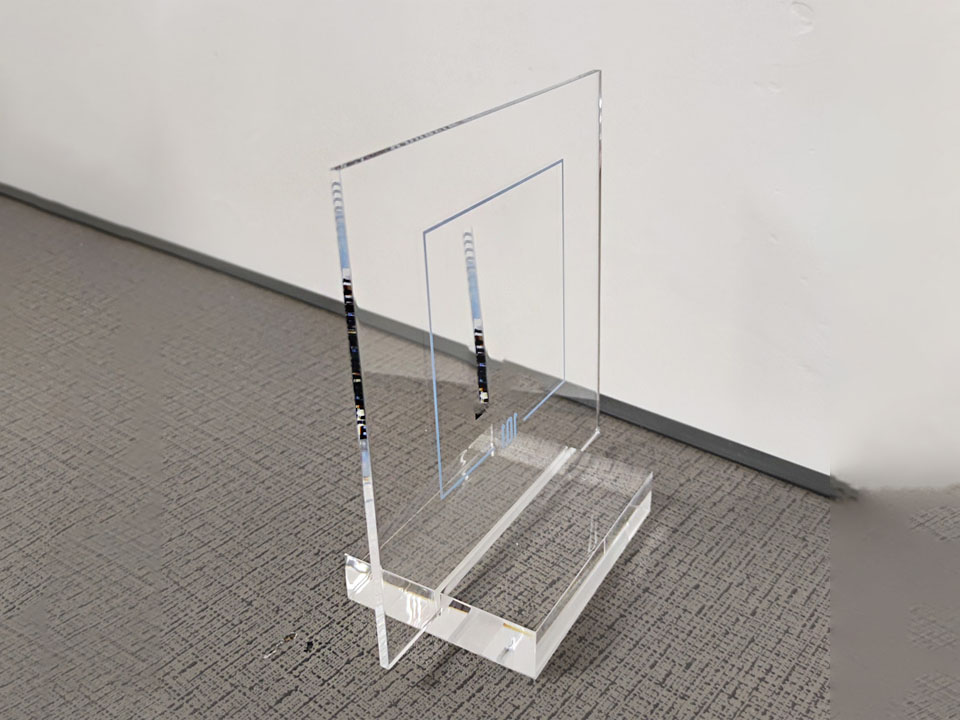 Custom Barcode Acrylic Sign