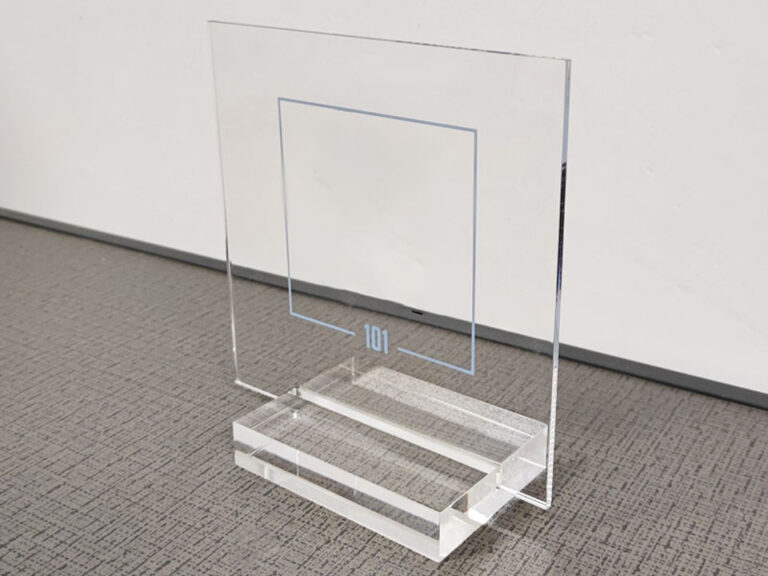 Custom Barcode Acrylic Sign