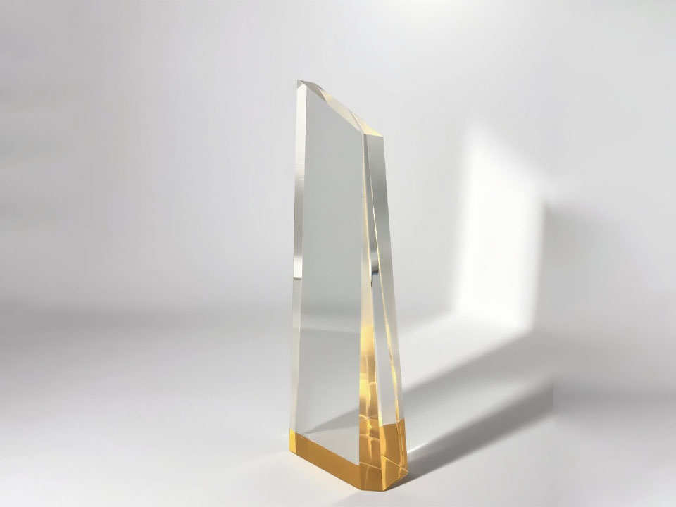 Elegant Acrylic Gold Base