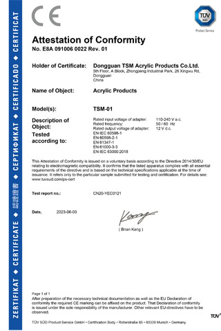 CE Certificate