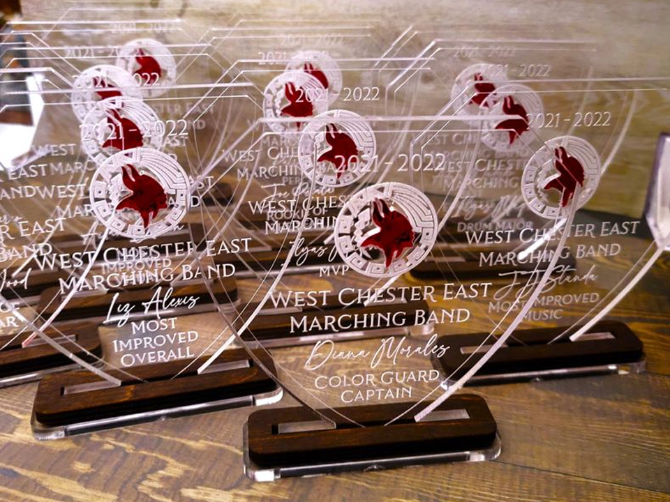Individuelle Trophäen und Auszeichnungen aus Acryl